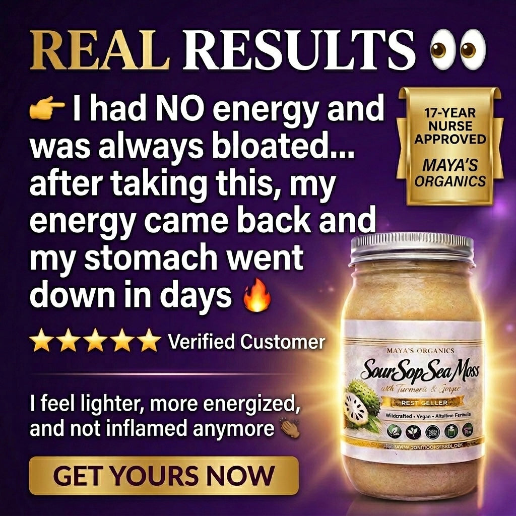 Soursop Sea Moss Gel | Organic Superfood Blend Boost Immunity & Detox Naturally