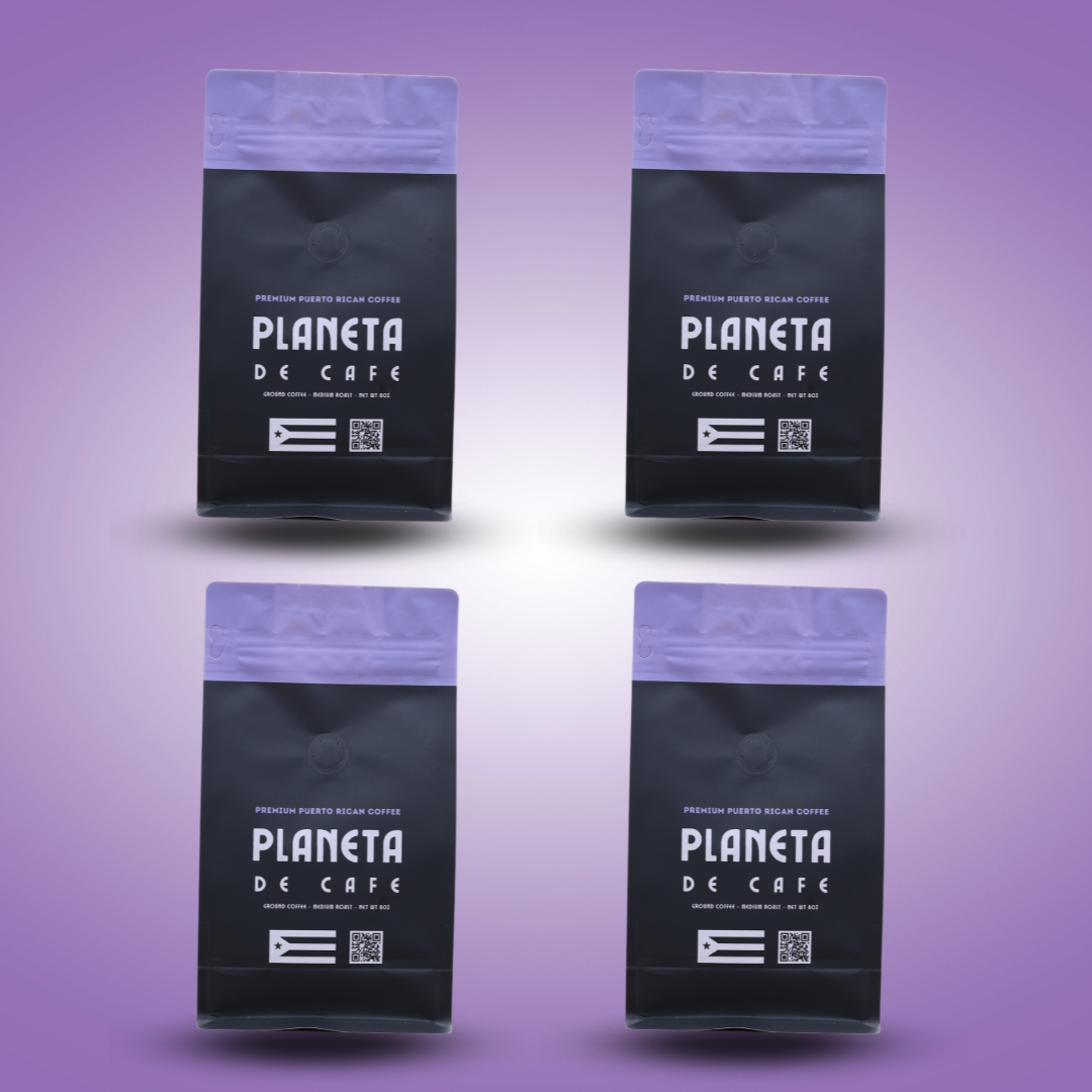 Puerto Rican Medium Roast Coffee 4 Pack - Ground