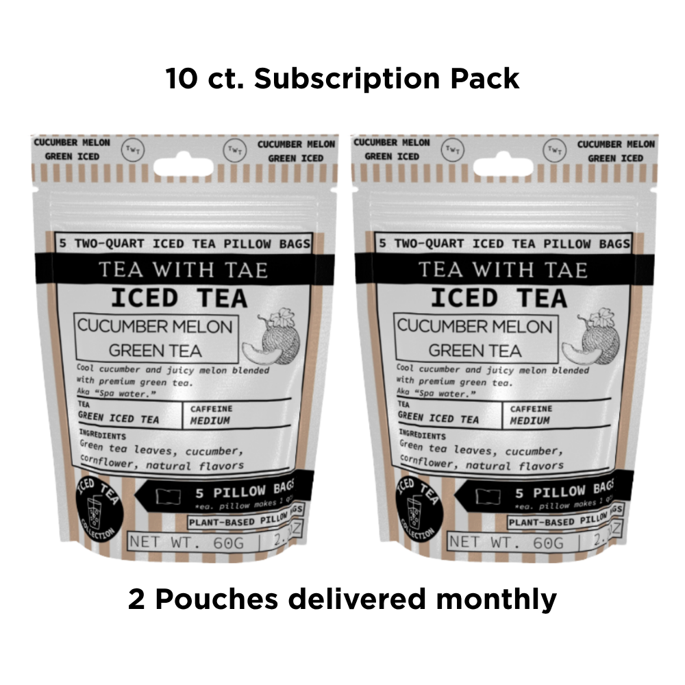 Cucumber Melon Green Iced Tea Pouch