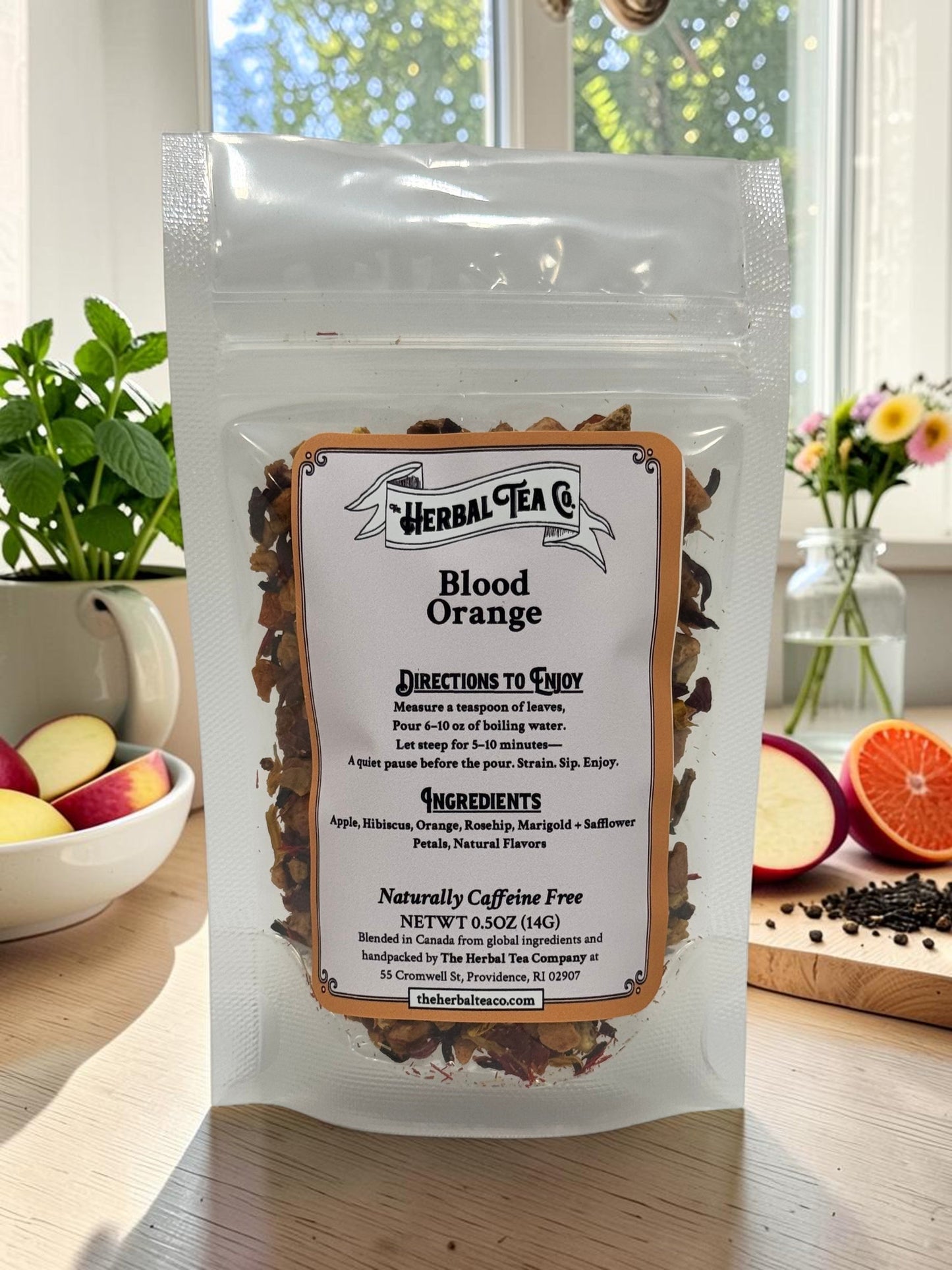 Blood Orange Herbal Tea