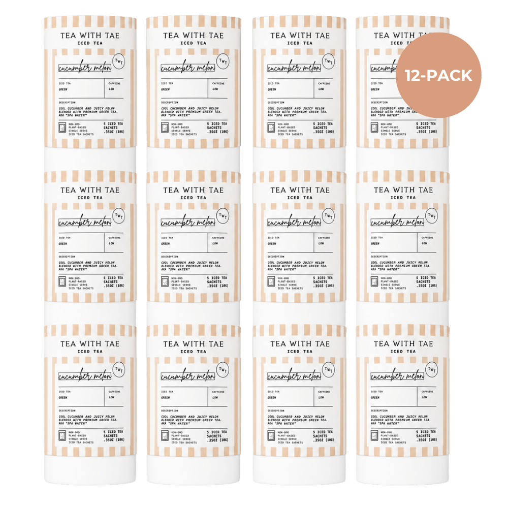 Cucumber Melon Green Iced Mini Tea Tube (5 iced sachets)