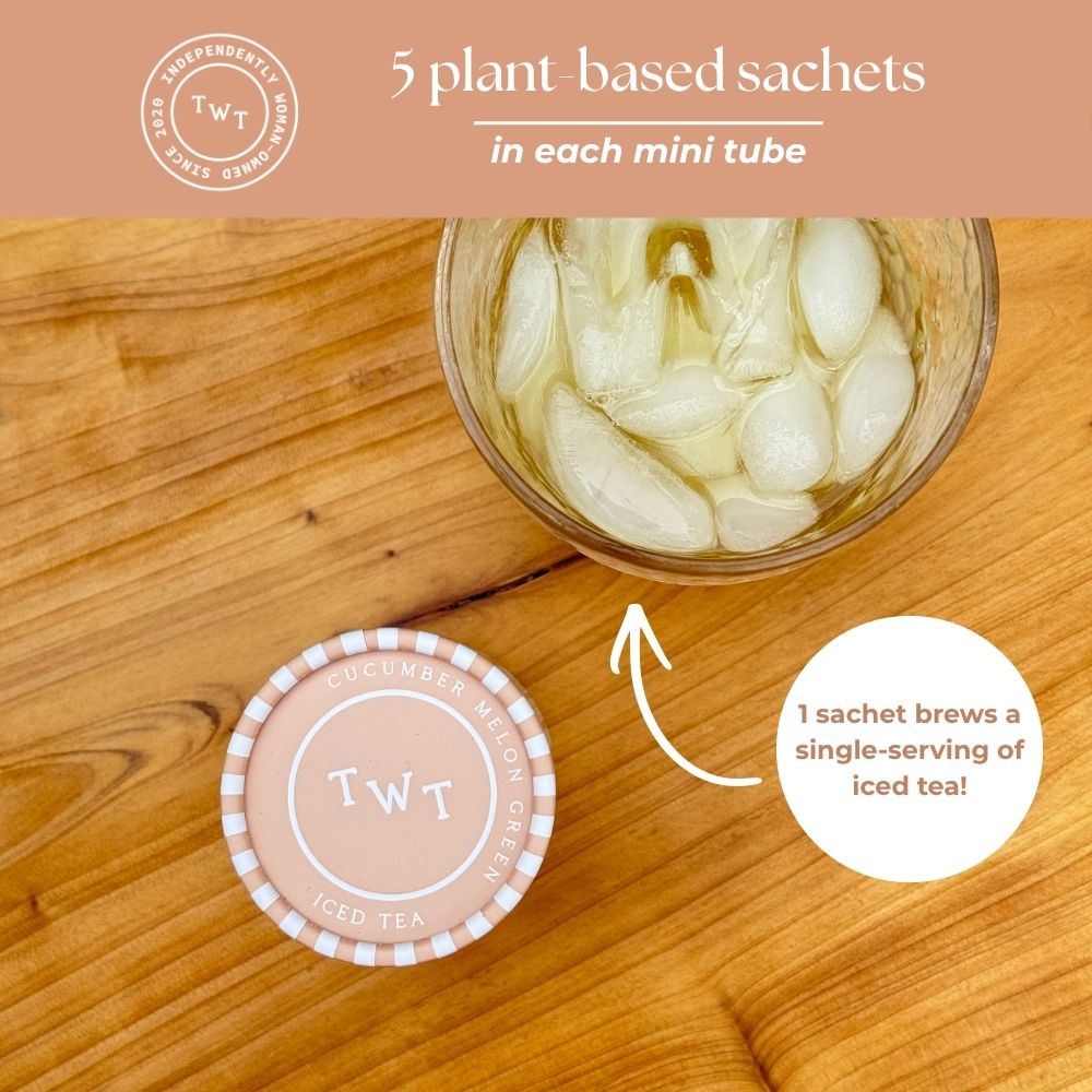 Cucumber Melon Green Iced Mini Tea Tube (5 iced sachets)