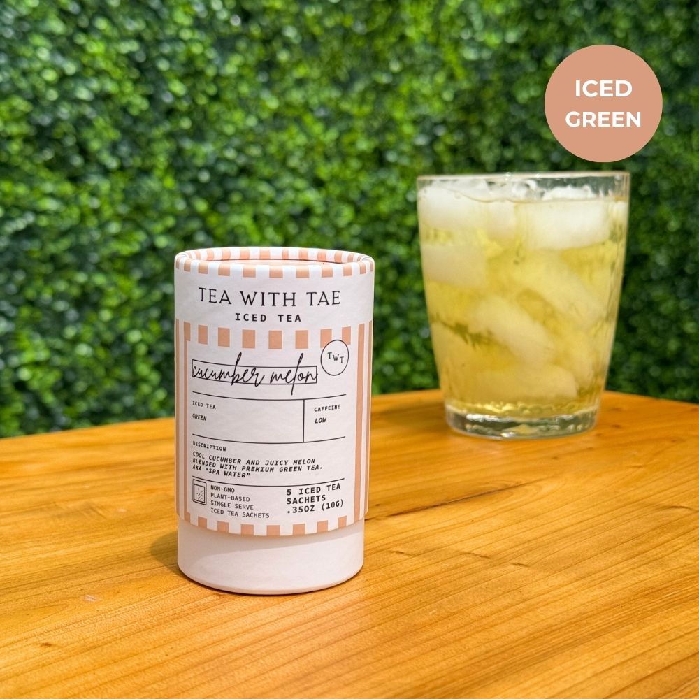 Cucumber Melon Green Iced Mini Tea Tube (5 iced sachets)