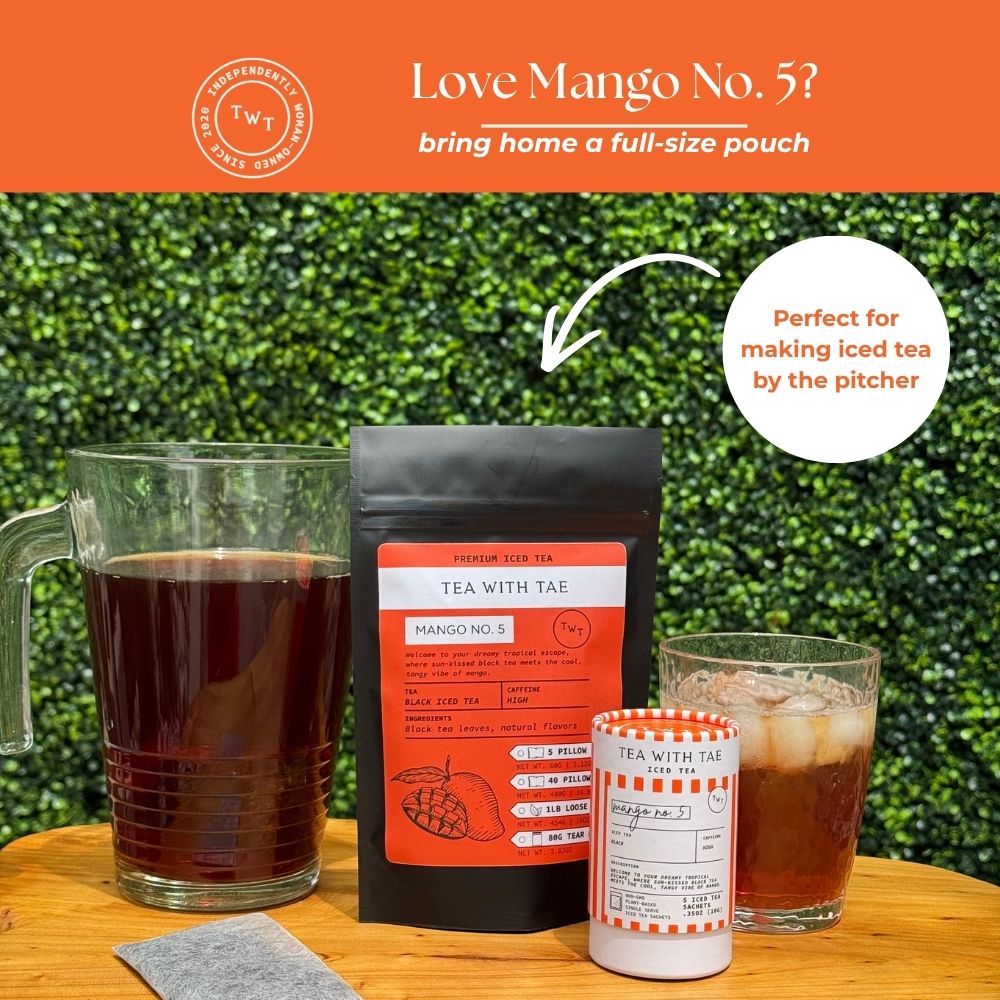 Mango No. 5 Iced Black Mini Tea Tube (5 iced sachets)