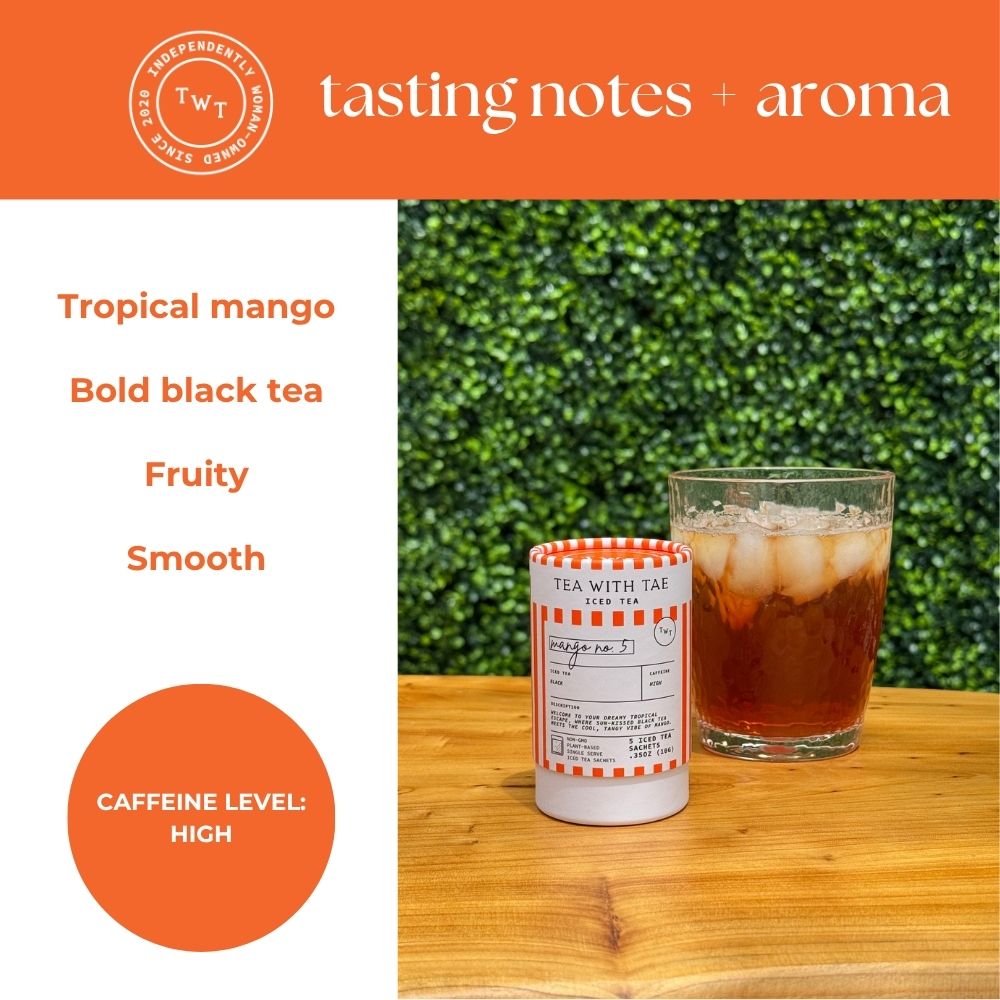 Mango No. 5 Iced Black Mini Tea Tube (5 iced sachets)