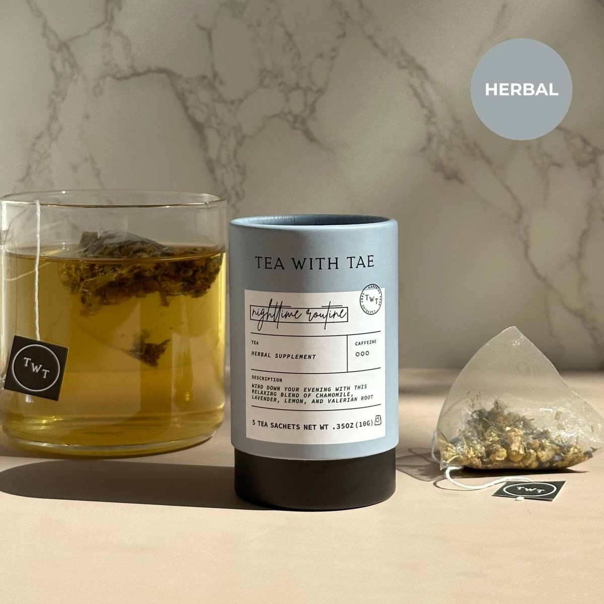 Nighttime Routine Mini Tea Tube (5 tea bags)