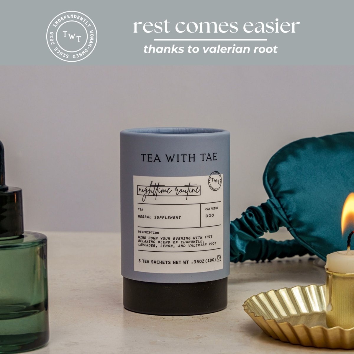 Nighttime Routine Mini Tea Tube (5 tea bags)