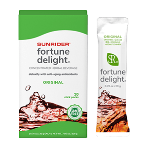NOW AVAILABLE Fortune Delight Natural Instant Herbal Tea by Sunrider