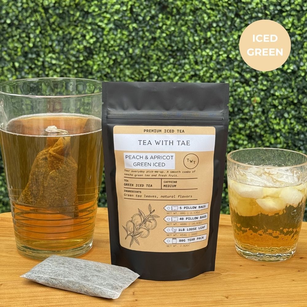 Peach & Apricot Green Iced Tea Pouch