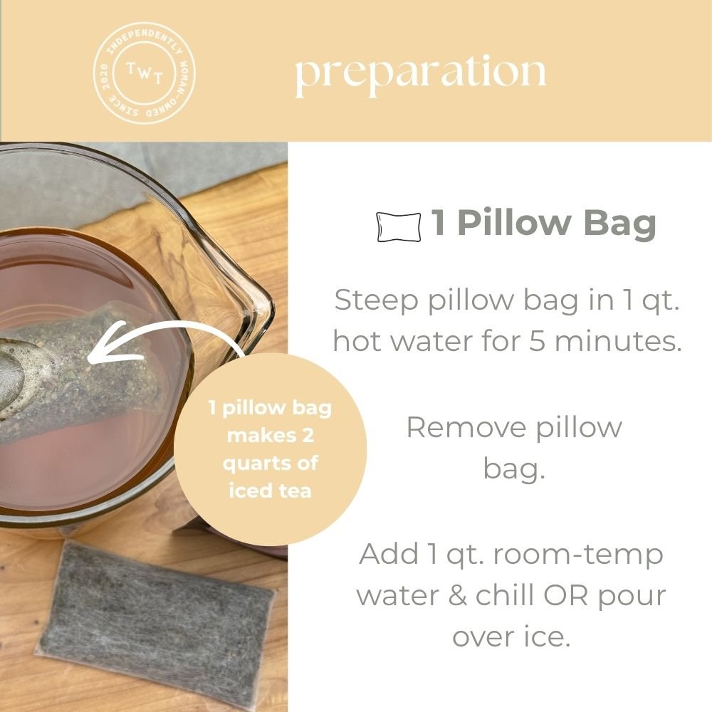 Peach & Apricot Green Iced Tea Pouch