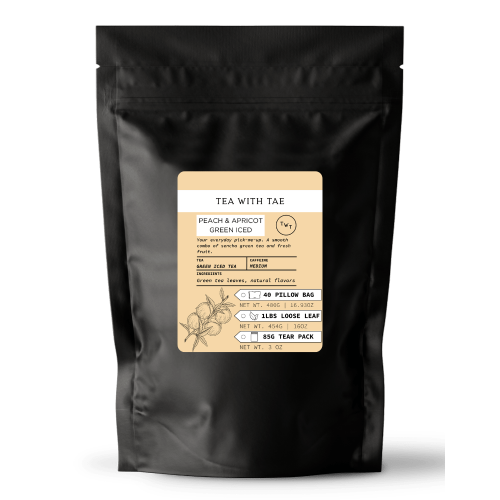 Peach & Apricot Green Iced Tea Pouch