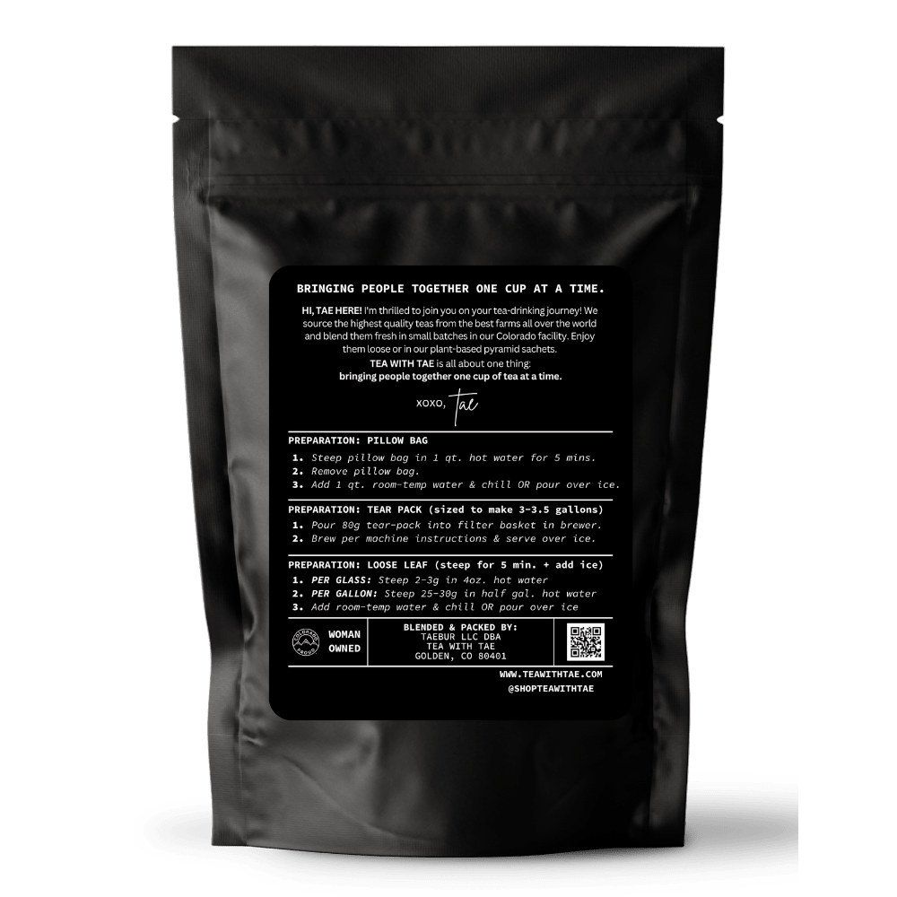 Peach & Apricot Green Iced Tea Pouch