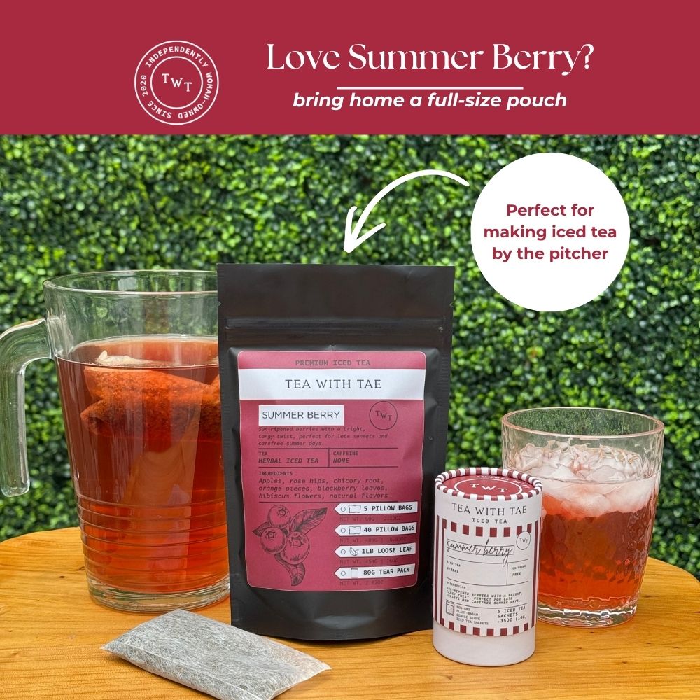 Summer Berry Iced Mini Tea Tube (5 iced sachets)