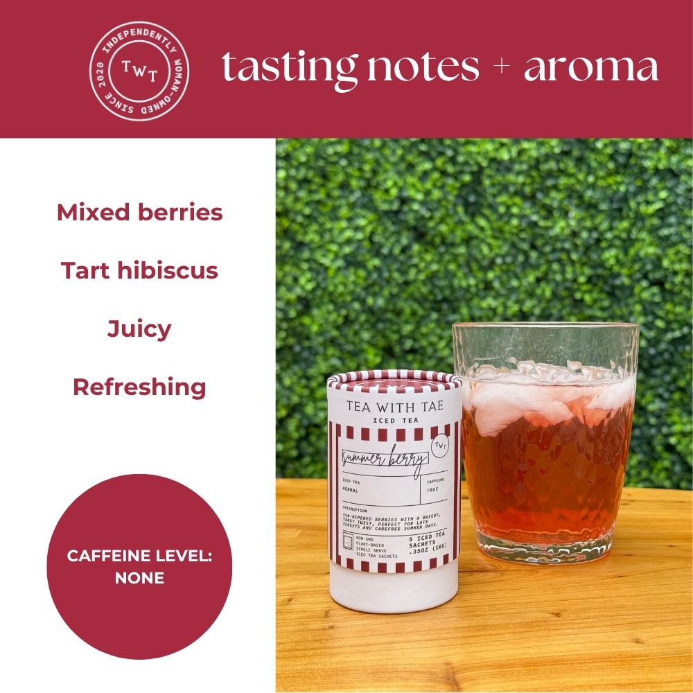 Summer Berry Iced Mini Tea Tube (5 iced sachets)